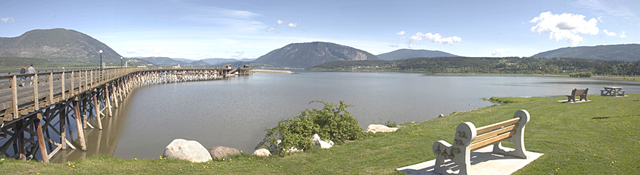 The Salmon Arm wharf